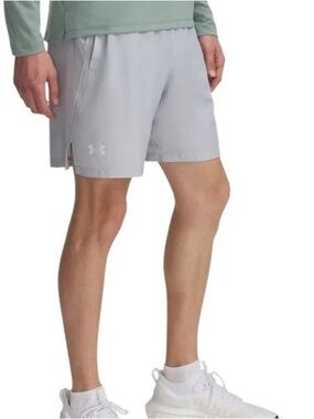 Under Armour Men’s Launch 7” grey shorts 🆕